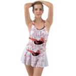 Panic At The Disco - Lying Is The Most Fun A Girl Have Without Taking Her Clothes Ruffle Top Dress Swimsuit