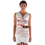 Panic At The Disco - Lying Is The Most Fun A Girl Have Without Taking Her Clothes Wrap Front Bodycon Dress