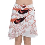 Panic At The Disco - Lying Is The Most Fun A Girl Have Without Taking Her Clothes Chiffon Wrap Front Skirt