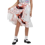 Panic At The Disco - Lying Is The Most Fun A Girl Have Without Taking Her Clothes Kids  Ruffle Flared Wrap Midi Skirt