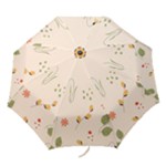 Spring Art Floral Pattern Design Folding Umbrellas