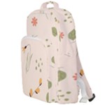 Spring Art Floral Pattern Design Double Compartment Backpack