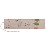 Spring Art Floral Pattern Design Roll Up Canvas Pencil Holder (L)
