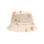 Spring Art Floral Pattern Design Inside Out Bucket Hat (Kids)