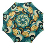 Wave Waves Ocean Sea Abstract Whimsical Straight Umbrellas
