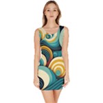 Wave Waves Ocean Sea Abstract Whimsical Bodycon Dress