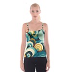 Wave Waves Ocean Sea Abstract Whimsical Spaghetti Strap Top