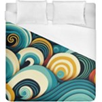 Wave Waves Ocean Sea Abstract Whimsical Duvet Cover (King Size)