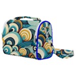 Wave Waves Ocean Sea Abstract Whimsical Satchel Shoulder Bag