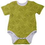 Stylized Botanic Print Baby Short Sleeve Bodysuit