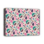 Multi Colour Pattern Deluxe Canvas 16  x 12  (Stretched) 