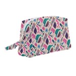Multi Colour Pattern Wristlet Pouch Bag (Medium)