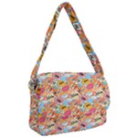Pop Culture Abstract Pattern Courier Bag