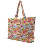 Pop Culture Abstract Pattern Simple Shoulder Bag