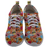 Pop Culture Abstract Pattern Mens Athletic Shoes