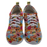 Pop Culture Abstract Pattern Women Athletic Shoes
