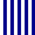 Vertical Stripes - White and Dark Blue