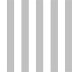 Vertical Stripes - White and Silver Gray