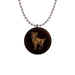 Aries 1  Button Necklace