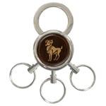 Aries 3-Ring Key Chain
