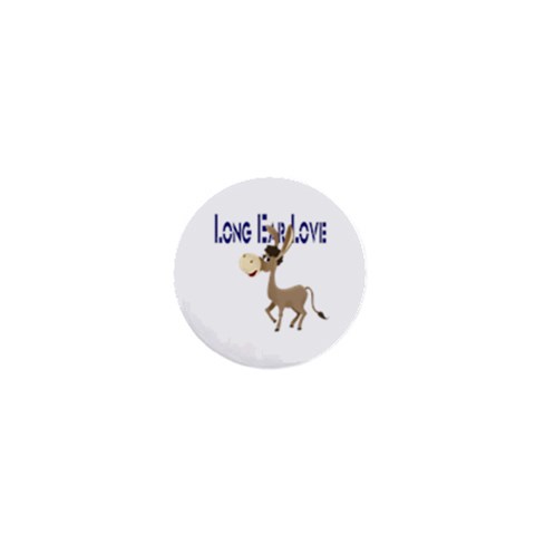 Longear love 1  Mini Button from ArtsNow.com Front