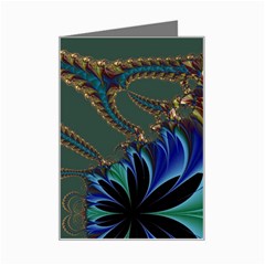 Fractal34 Mini Greeting Card from ArtsNow.com Left