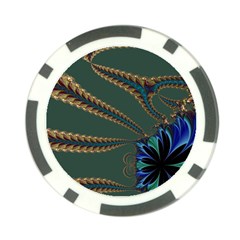 Fractal34 Poker Chip Card Guard (10 pack) from ArtsNow.com Front