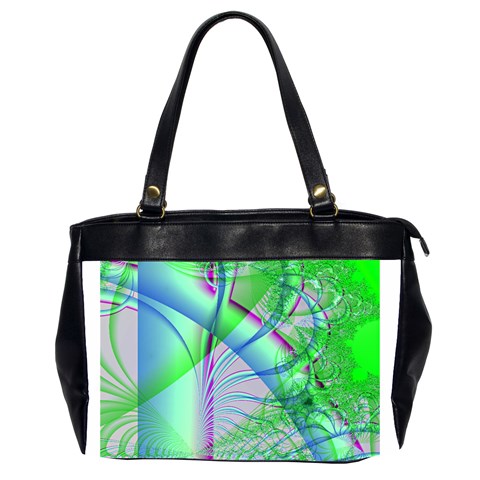 Fractal34 Oversize Office Handbag (Two Sides) from ArtsNow.com Front