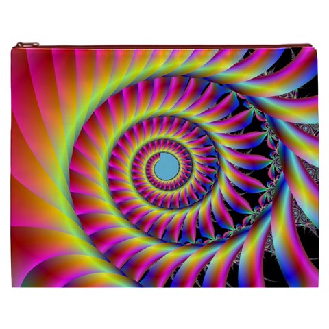 Fractal34 Cosmetic Bag (XXXL) from ArtsNow.com Front