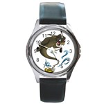 Geniedonkey (1) Round Metal Watch