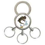 Geniedonkey (1) 3-Ring Key Chain