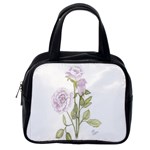 Spray Of Pink Roses Classic Handbag (One Side)