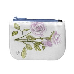 Spray Of Pink Roses Mini Coin Purse from ArtsNow.com Front