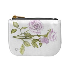 Spray Of Pink Roses Mini Coin Purse from ArtsNow.com Front