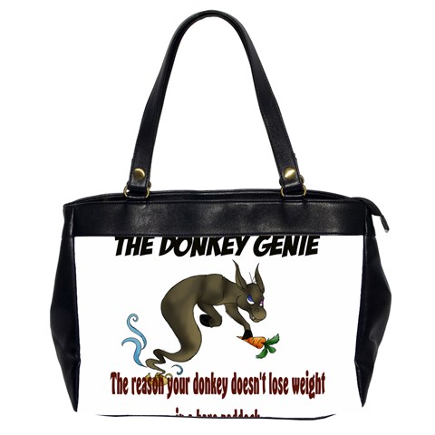 Donkey Genie 2 Oversize Office Handbag (Two Sides) from ArtsNow.com Front
