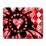 Love Heart Splatter Small Mousepad