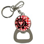 Love Heart Splatter Bottle Opener Key Chain
