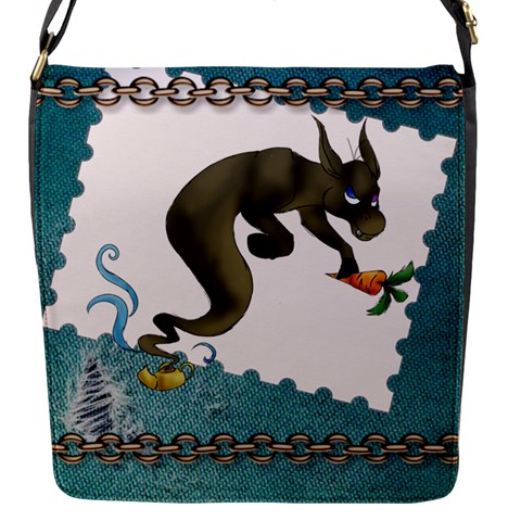 Donkey Genie 2 Flap closure messenger bag (Small) from ArtsNow.com Front