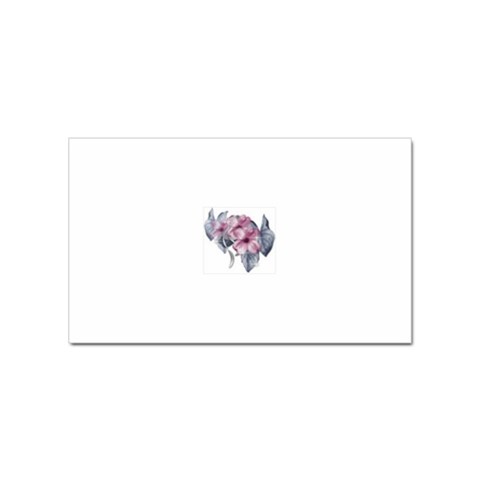 flower5 Sticker (Rectangular) from ArtsNow.com Front