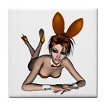 Play Bunny Tile Coaster