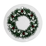 Christmas Wreath Ornament (Round)
