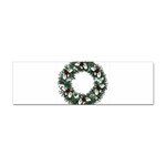 Christmas Wreath Sticker Bumper (10 pack)
