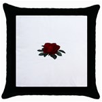 Red Rose Throw Pillow Case