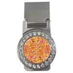  Impressionism style colorful abstract pattern Money Clip (CZ)