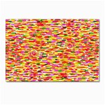 Impressionism style colorful abstract pattern Postcard 4 x 6  (Pkg of 10)