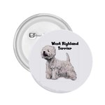 West Highland Terrier Westie 2.25  Button