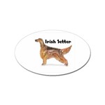 Irish Setter Sticker (Oval)