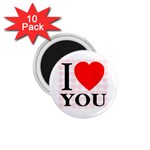 I Love You 1.75  Magnet (10 pack) 