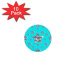 Star Spangled Banner 1  Mini Button (10 pack) 