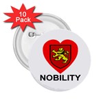 Nobility (The Lion Heart) 2.25  Button (10 pack)
